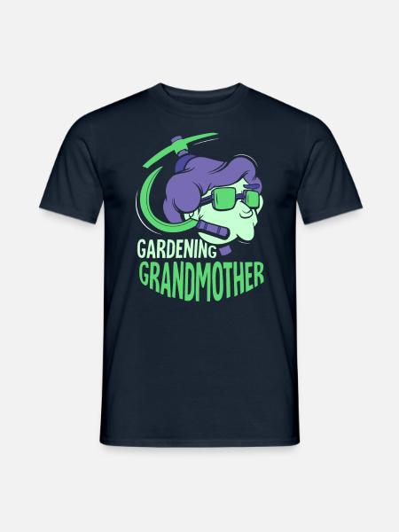 Tuinieren Grootmoeder Tuin oma Tuinier - Heren T-shirt - navy