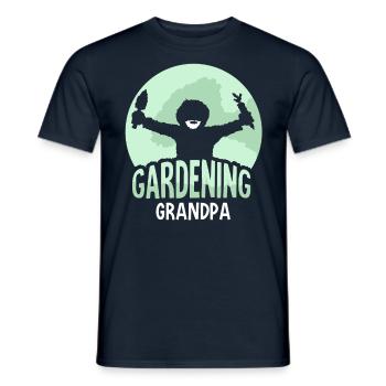 Jardinage Grand-père Jardin Grand-père Jardinier - T-shirt homme - marine - Devant - AI Model Male 178 light (178cm)