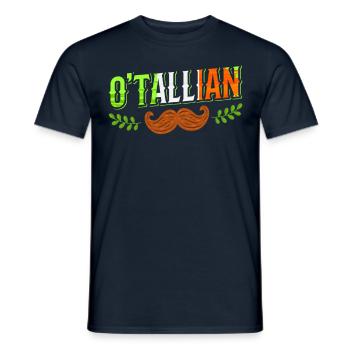 O’tallian Irlandais Italien Irlandais Irlande Gaélique - T-shirt homme - marine - Devant - AI Model Male 178 light (178cm)