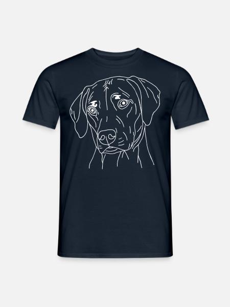 Rhodesian Ridgeback - Männer T-Shirt - Navy