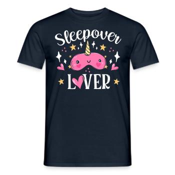 Amoureux de la nuit Hébergement Nuitée - T-shirt homme - marine - Devant - AI Model Male 178 light (178cm)