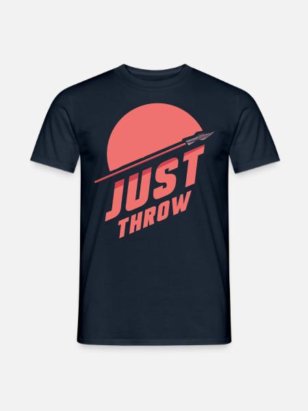 Einfach Werfen Speerwerfen Speerwerfer Speerwurf - Männer T-Shirt - Navy