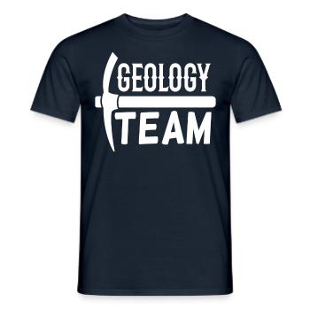 Geology Team Geologist Geology Student Profession - Men's T-Shirt - navy - Front - AI Model Male 178 light (178cm)