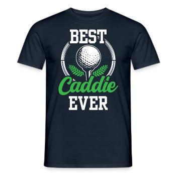Best Caddie Ever Golfer Golf golf - Men's T-Shirt - navy - Front - AI Model Male 178 light (178cm)