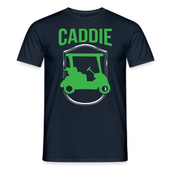 Caddie Profession Golfer Golf Golf - Men's T-Shirt - navy - Front - AI Model Male 178 light (178cm)