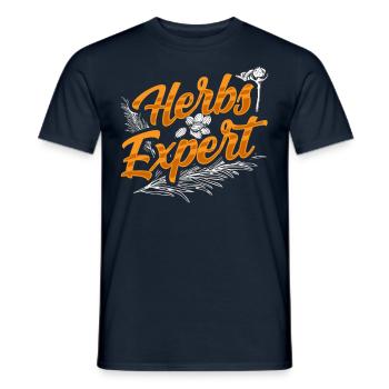 Herb Expert Herb Herb Garden - Men's T-Shirt - navy - Front - AI Model Male 178 light (178cm)