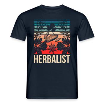 Herb Collector Herb Herb Garden - Men's T-Shirt - navy - Front - AI Model Male 178 light (178cm)