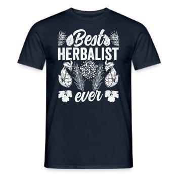Best Herbal Specialist of All Time Herbs - Men's T-Shirt - navy - Front - AI Model Male 178 light (178cm)