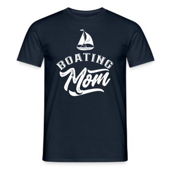 Boating Mère Boat Boat Boat Boat Yacht Yacht - T-shirt homme - marine - Devant - AI Model Male 178 light (178cm)