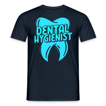 Dental Hygienists Dentist Dental Hygiene Team - Men's T-Shirt - navy - Front - AI Model Male 178 light (178cm)