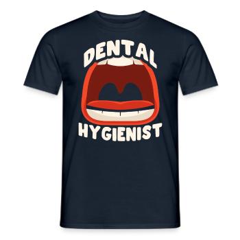 Dental Hygienists Dentist Dental Hygiene Team - Men's T-Shirt - navy - Front - AI Model Male 178 light (178cm)