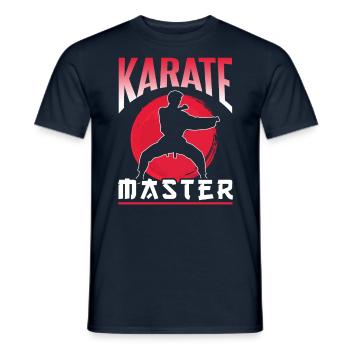 Karate Master Martial Arts Martial Arts Fighter - Men's T-Shirt - navy - Front - AI Model Male 178 light (178cm)