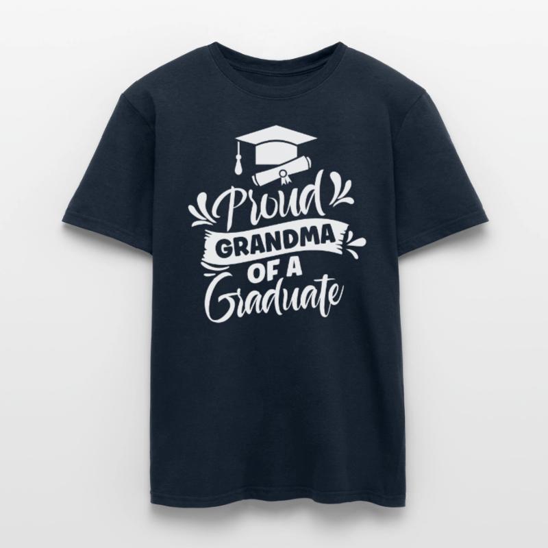 Stolze Großmutter Eines Absolventen Absolvent Männer T-Shirt