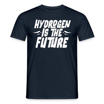 Wasserstoff Ist Die Zukunft Hydrogen Element - Männer T-Shirt - Navy - Vorne - AI Model Male 178 light (178cm)