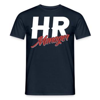 Hr Manager Human Resources Personaler Personal - Männer T-Shirt - Navy - Vorne - AI Model Male 178 light (178cm)