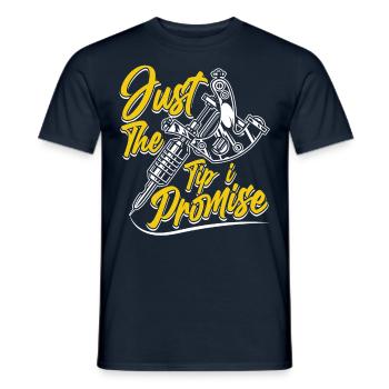Nur Die Spitze Versprochen Tätowierer Tätowieren - Männer T-Shirt - Navy - Vorne - AI Model Male 178 light (178cm)