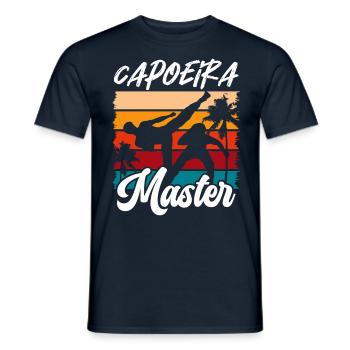 Capoeira Meister Brasilianisch Kampfsport Hobby - Männer T-Shirt - Navy - Vorne - AI Model Male 178 light (178cm)