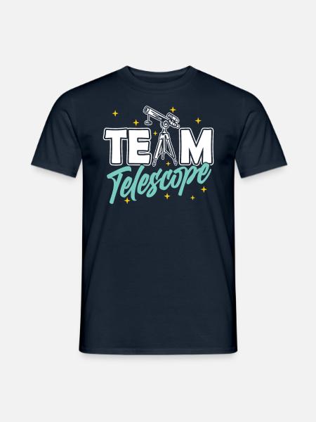 Team Teleskop Sterne Weltraum Universum - Männer T-Shirt - Navy