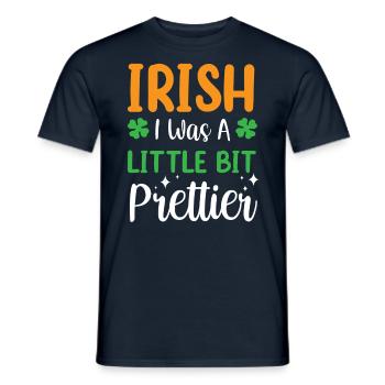 Saint-Patrick Gaélique Irlande Irlandais - T-shirt homme - marine - Devant - AI Model Male 178 light (178cm)