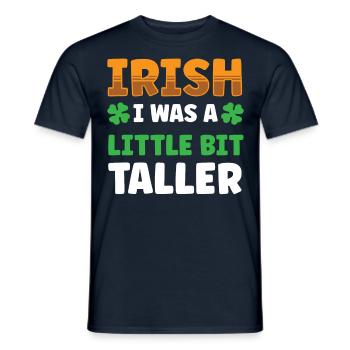 Saint-Patrick Irlande Irlande Gaélique irlandais - T-shirt homme - marine - Devant - AI Model Male 178 light (178cm)