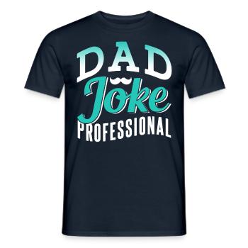 Papa Witz Dad Joke Vater Jokes - Männer T-Shirt - Navy - Vorne - AI Model Male 178 light (178cm)
