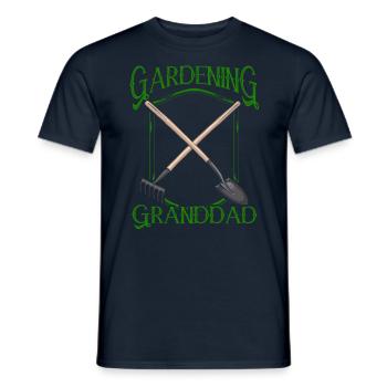 Jardinage Grand-père Jardinier Grand-père Jardin - T-shirt homme - marine - Devant - AI Model Male 178 light (178cm)