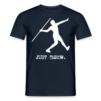 Il suffit de lancer le javelot lancer du javelot lancer du javelot lancer du javelot - T-shirt homme - marine - Devant - AI Model Male 178 light (178cm)