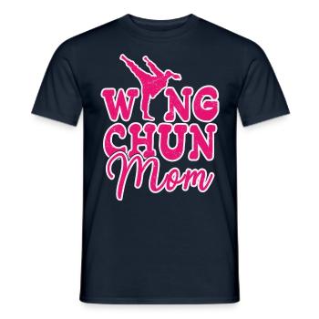 Wing Chun Mother Martial Arts Martial Arts Trainer - Men's T-Shirt - navy - Front - AI Model Male 178 light (178cm)
