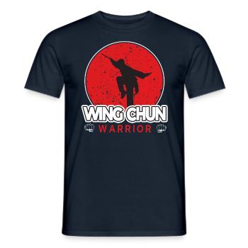 Wing Chun Warrior Trainer Martial Arts Martial Arts - Men's T-Shirt - navy - Front - AI Model Male 178 light (178cm)