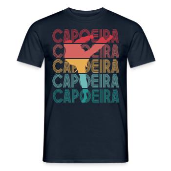 Capoeira Hobby Entraînement aux arts martiaux brésiliens - T-shirt homme - marine - Devant - AI Model Male 178 light (178cm)