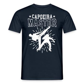 Capoeira Maître Arts Martiaux Brésilien Hobby - T-shirt homme - marine - Devant - AI Model Male 178 light (178cm)