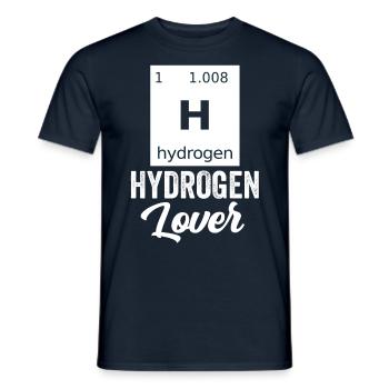 Hydrogen Lover Element Énergie hydrogène - T-shirt homme - marine - Devant - AI Model Male 178 light (178cm)