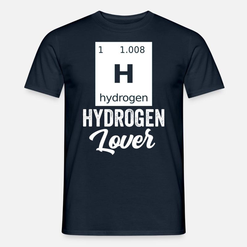 Brint elsker element brint energi - Mænd T-shirt - marineblå