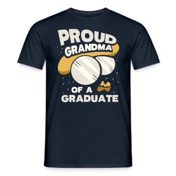 Stolze Großmutter Eines Absolventen Absolvent - Männer T-Shirt - Navy - Vorne - AI Model Male 178 light (178cm)