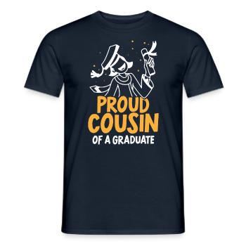 Stolzer Cousin Eines Absolventen Absolvent - Männer T-Shirt - Navy - Vorne - AI Model Male 178 light (178cm)