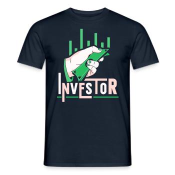 Anleger Anlegen Finanzier Investor Investieren - Männer T-Shirt - Navy - Vorne - AI Model Male 178 light (178cm)