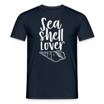 Shell Lovers Shells Shell Collectors Collecting - Men's T-Shirt - navy - Front - AI Model Male 178 light (178cm)