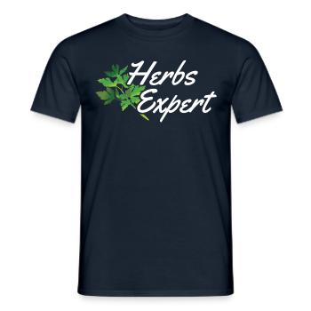 Herb Expert Herb Herb Garden - Men's T-Shirt - navy - Front - AI Model Male 178 light (178cm)