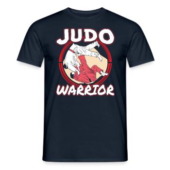 Judo Guerrier Judoka Arts Martiaux Arts Martiaux Hobby - T-shirt homme - marine - Devant - AI Model Male 178 light (178cm)