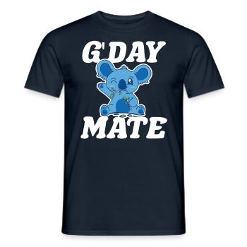 Guten Tag Kumpel Süß Koala Koalabär Koalas Tier - Männer T-Shirt - Navy - Vorne - AI Model Male 178 light (178cm)
