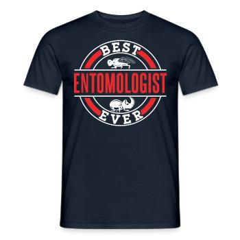 Bester Entomologe Aller Zeiten Beruf Entomologie - Männer T-Shirt - Navy - Vorne - AI Model Male 178 light (178cm)