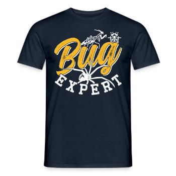 Insecte expert insectes entomologiste entomologie - T-shirt homme - marine - Devant - AI Model Male 178 light (178cm)