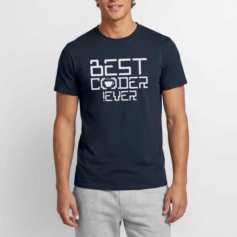 Bester Programmierer Überhaupt Code Coding Coder Männer T-Shirt