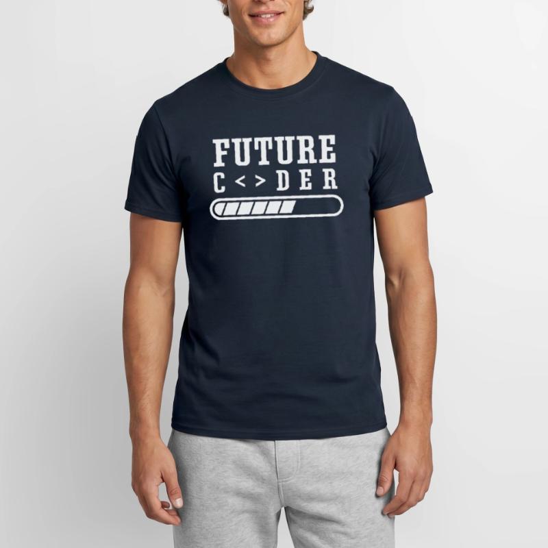Zukünftiger Coder Programmierer Coding Code Männer T-Shirt
