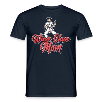 Wing Chun Mother Martial Arts Martial Arts Trainer - Men's T-Shirt - navy - Front - AI Model Male 178 light (178cm)