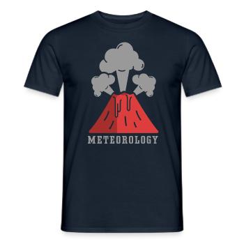 Meteorologie Beruf Wettervorhersage Meteorologe - Männer T-Shirt - Navy - Vorne - AI Model Male 178 light (178cm)