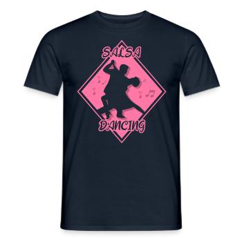 Salsa Tanzen Hobby Tanz Tänzer - Männer T-Shirt - Navy - Vorne - AI Model Male 178 light (178cm)