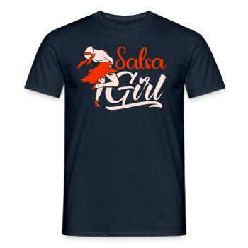Salsa Mädchen Tanzen Tänzer Tanz Hobby - Männer T-Shirt - Navy - Vorne - AI Model Male 178 light (178cm)