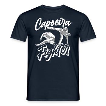 Capoeira Fighter Brazilian Hobby Martial Arts - Men's T-Shirt - navy - Front - AI Model Male 178 light (178cm)
