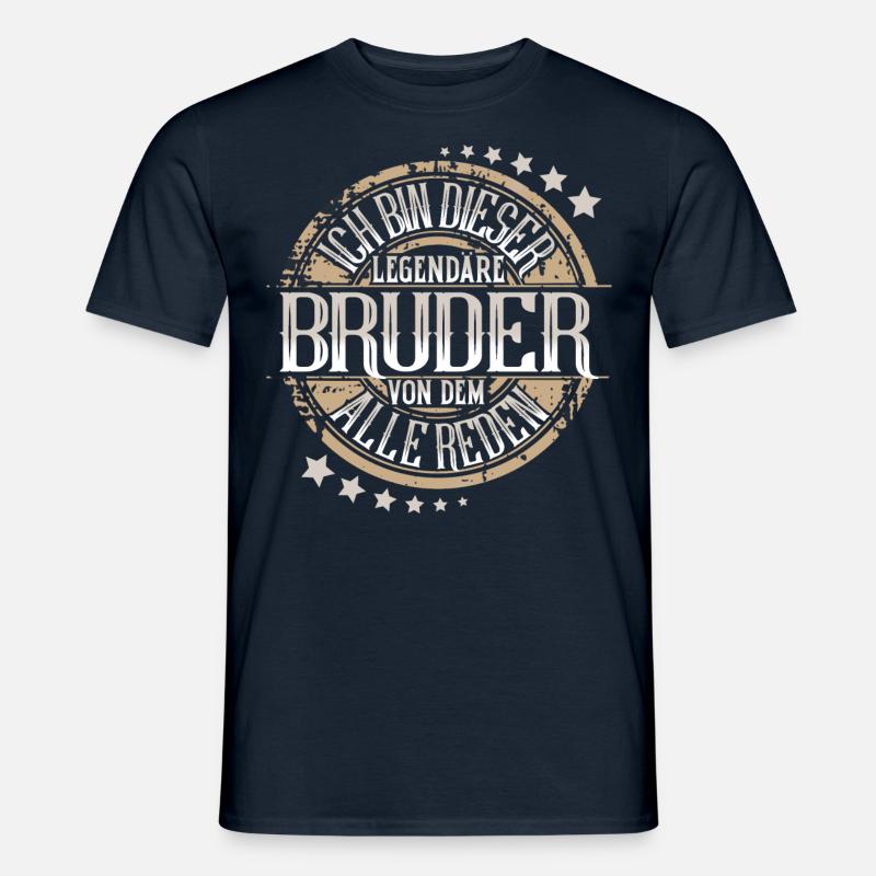 Bruder - Männer T-Shirt - Navy